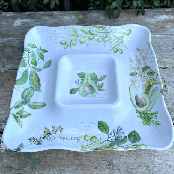 Michel Design Works Avacado melamine LARGE platter serving tray - Picture 10 of 10